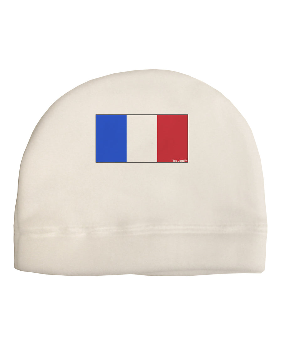 French Flag - France Child Fleece Beanie Cap Hat by TooLoud-Beanie-TooLoud-White-One-Size-Fits-Most-Davson Sales