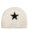 Black Star Adult Fleece Beanie Cap Hat Tooloud
