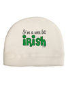 I'm A Wee Bit Irish Child Fleece Beanie Cap Hat by TooLoud-Beanie-TooLoud-White-One-Size-Fits-Most-Davson Sales