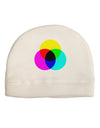 CMYK Color Model Child Fleece Beanie Cap Hat by TooLoud-Beanie-TooLoud-White-One-Size-Fits-Most-Davson Sales