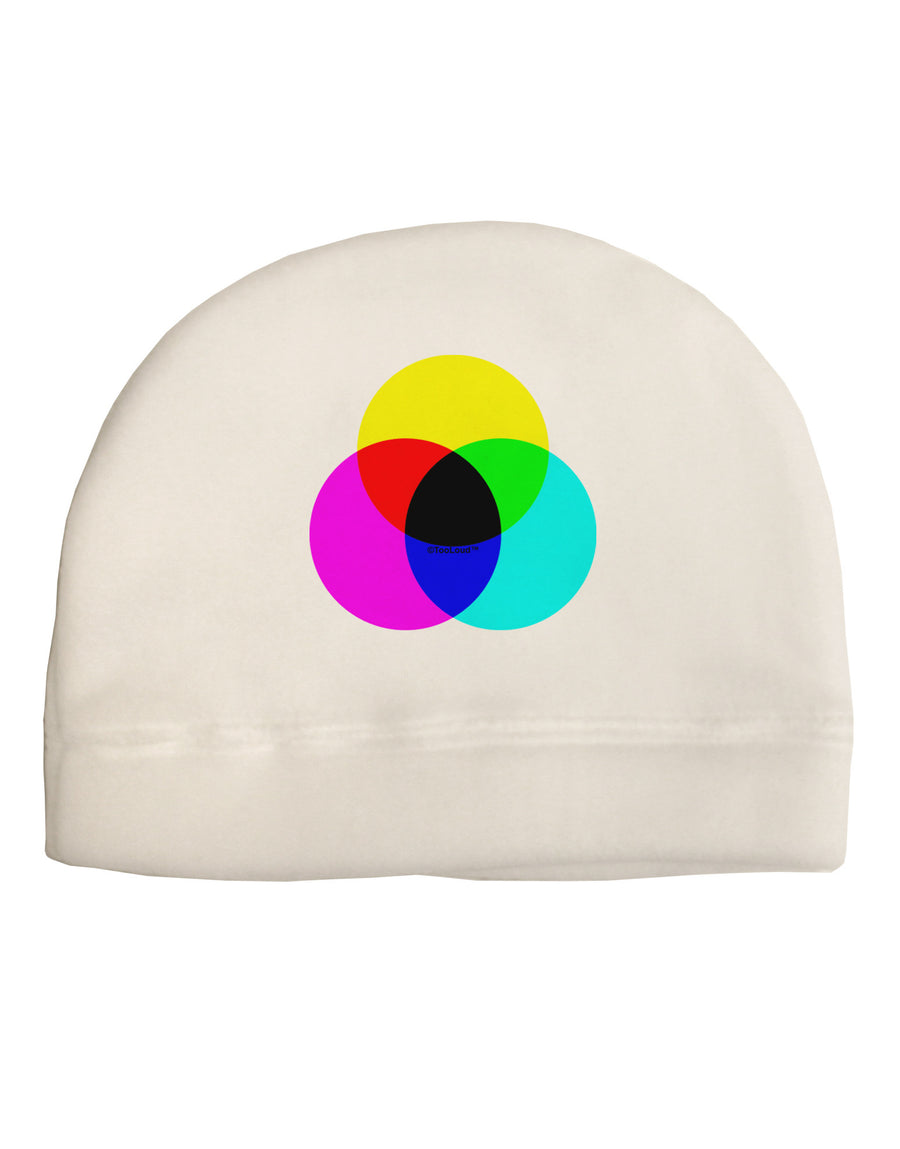 CMYK Color Model Child Fleece Beanie Cap Hat by TooLoud-Beanie-TooLoud-White-One-Size-Fits-Most-Davson Sales