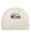 Good Witch - Halloween Distressed Adult Fleece Beanie Cap Hat-Beanie-TooLoud-White-One-Size-Fits-Most-Davson Sales