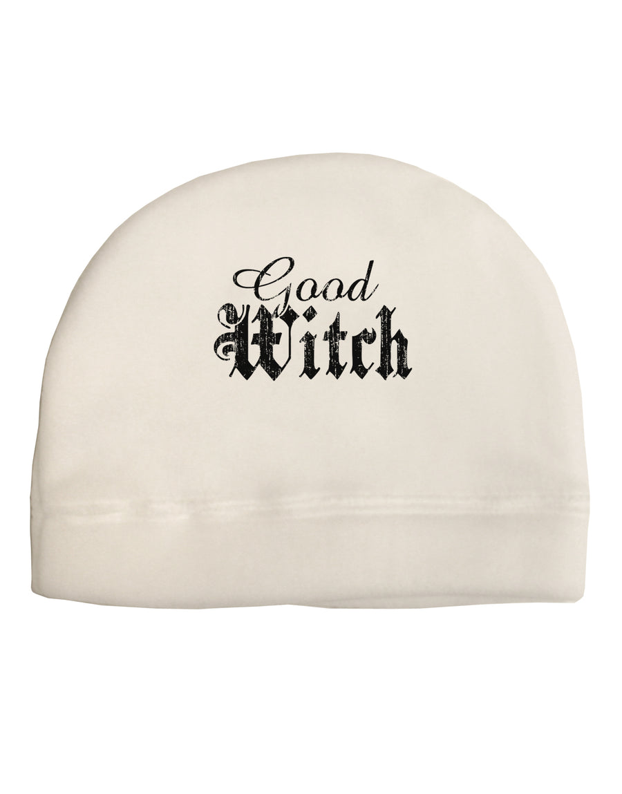 Good Witch - Halloween Distressed Adult Fleece Beanie Cap Hat-Beanie-TooLoud-White-One-Size-Fits-Most-Davson Sales