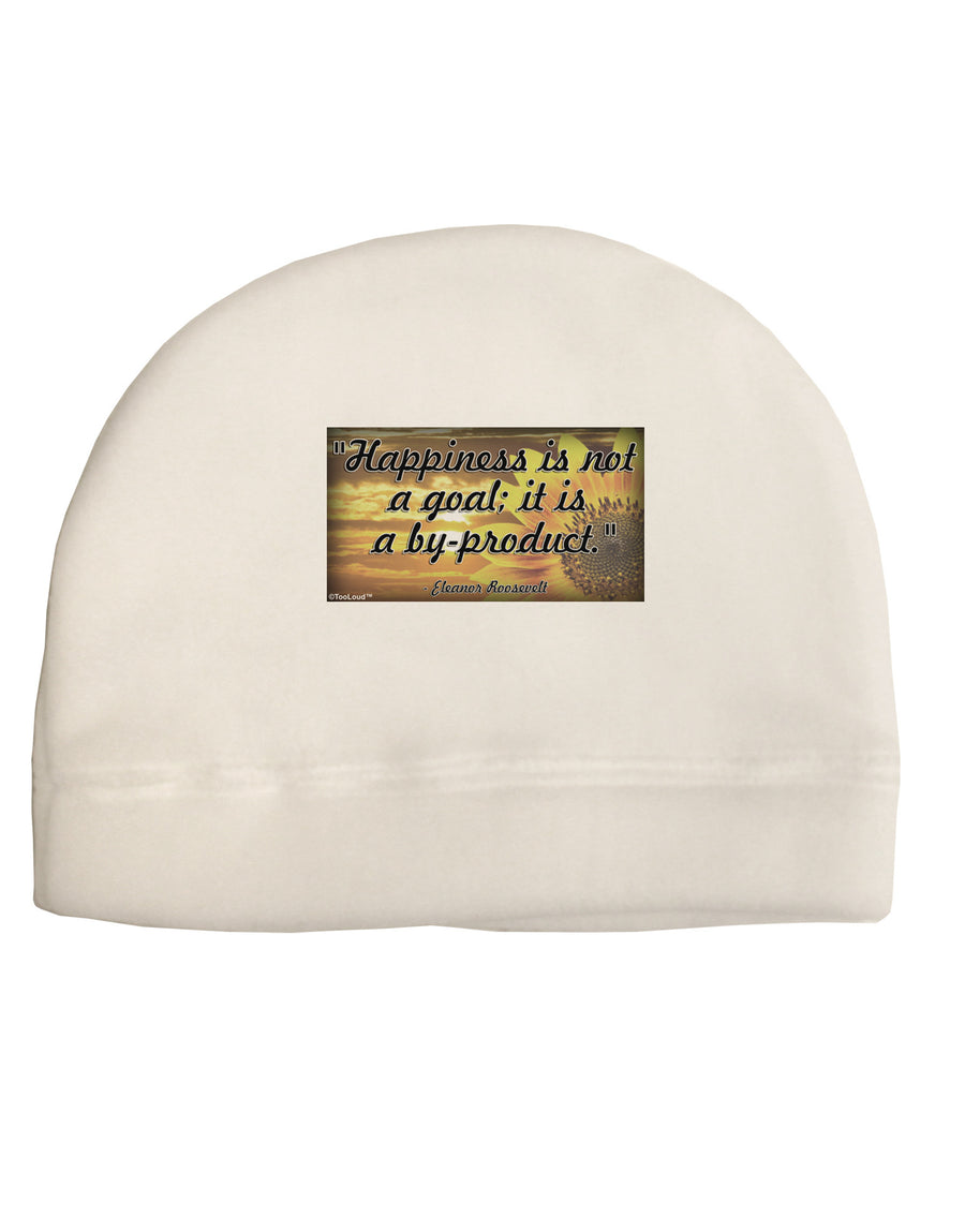 Happiness Is Not A Goal Child Fleece Beanie Cap Hat by TooLoud-Beanie-TooLoud-White-One-Size-Fits-Most-Davson Sales