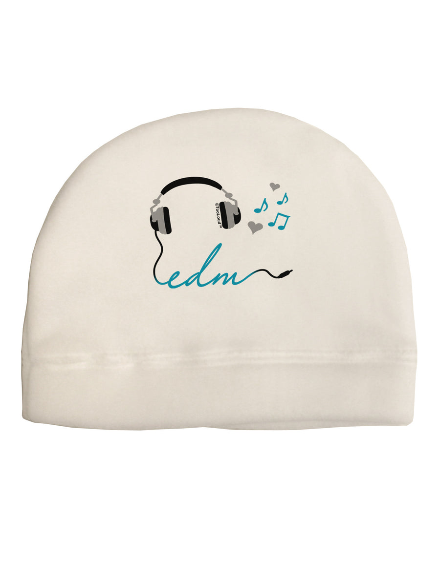 EDM Cord Blue Adult Fleece Beanie Cap Hat-Beanie-TooLoud-White-One-Size-Fits-Most-Davson Sales