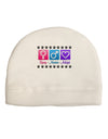 Spay Neuter Adopt Adult Fleece Beanie Cap Hat-Beanie-TooLoud-White-One-Size-Fits-Most-Davson Sales