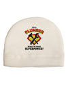 Plumber - Superpower Adult Fleece Beanie Cap Hat-Beanie-TooLoud-White-One-Size-Fits-Most-Davson Sales