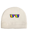 Pride Rainbow Lenses Child Fleece Beanie Cap Hat by TooLoud-Beanie-TooLoud-White-One-Size-Fits-Most-Davson Sales