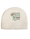 Cheer Yourself Up Mark Twain Child Fleece Beanie Cap Hat-Beanie-TooLoud-White-One-Size-Fits-Most-Davson Sales