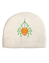 Cute Pumpkin Spider - Halloween Adult Fleece Beanie Cap Hat-Beanie-TooLoud-White-One-Size-Fits-Most-Davson Sales