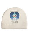 Personalized My First Christmas Snowbaby Blue Child Fleece Beanie Cap Hat-Beanie-TooLoud-White-One-Size-Fits-Most-Davson Sales