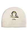 Libra Symbol Child Fleece Beanie Cap Hat-Beanie-TooLoud-White-One-Size-Fits-Most-Davson Sales