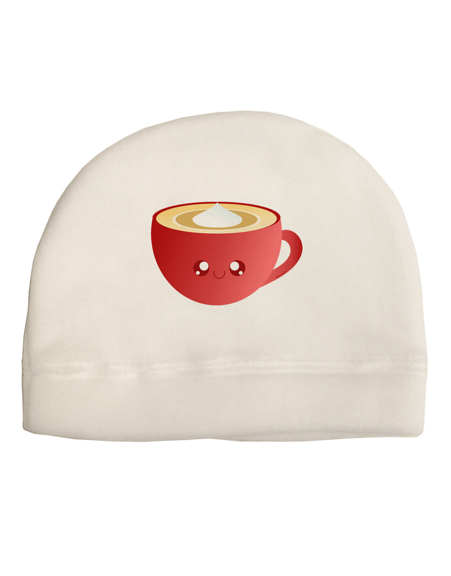 Cute Christmas Drink Eggnog Child Fleece Beanie Cap Hat-Beanie-TooLoud-White-One-Size-Fits-Most-Davson Sales