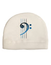 Distressed Bass Strings Child Fleece Beanie Cap Hat-Beanie-TooLoud-White-One-Size-Fits-Most-Davson Sales