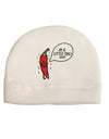 I'm a Little Chilli Adult Fleece Beanie Cap Hat-Beanie-TooLoud-White-One-Size-Fits-Most-Davson Sales