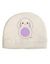 Cute Bunny with Floppy Ears - Purple Adult Fleece Beanie Cap Hat by TooLoud-Beanie-TooLoud-White-One-Size-Fits-Most-Davson Sales