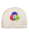 Beer Boy and Sports Diagram Adult Fleece Beanie Cap Hat-Beanie-TooLoud-White-One-Size-Fits-Most-Davson Sales