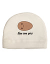 Potato - Eye See You Child Fleece Beanie Cap Hat-Beanie-TooLoud-White-One-Size-Fits-Most-Davson Sales