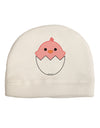 Cute Hatching Chick - Pink Child Fleece Beanie Cap Hat by TooLoud-Beanie-TooLoud-White-One-Size-Fits-Most-Davson Sales