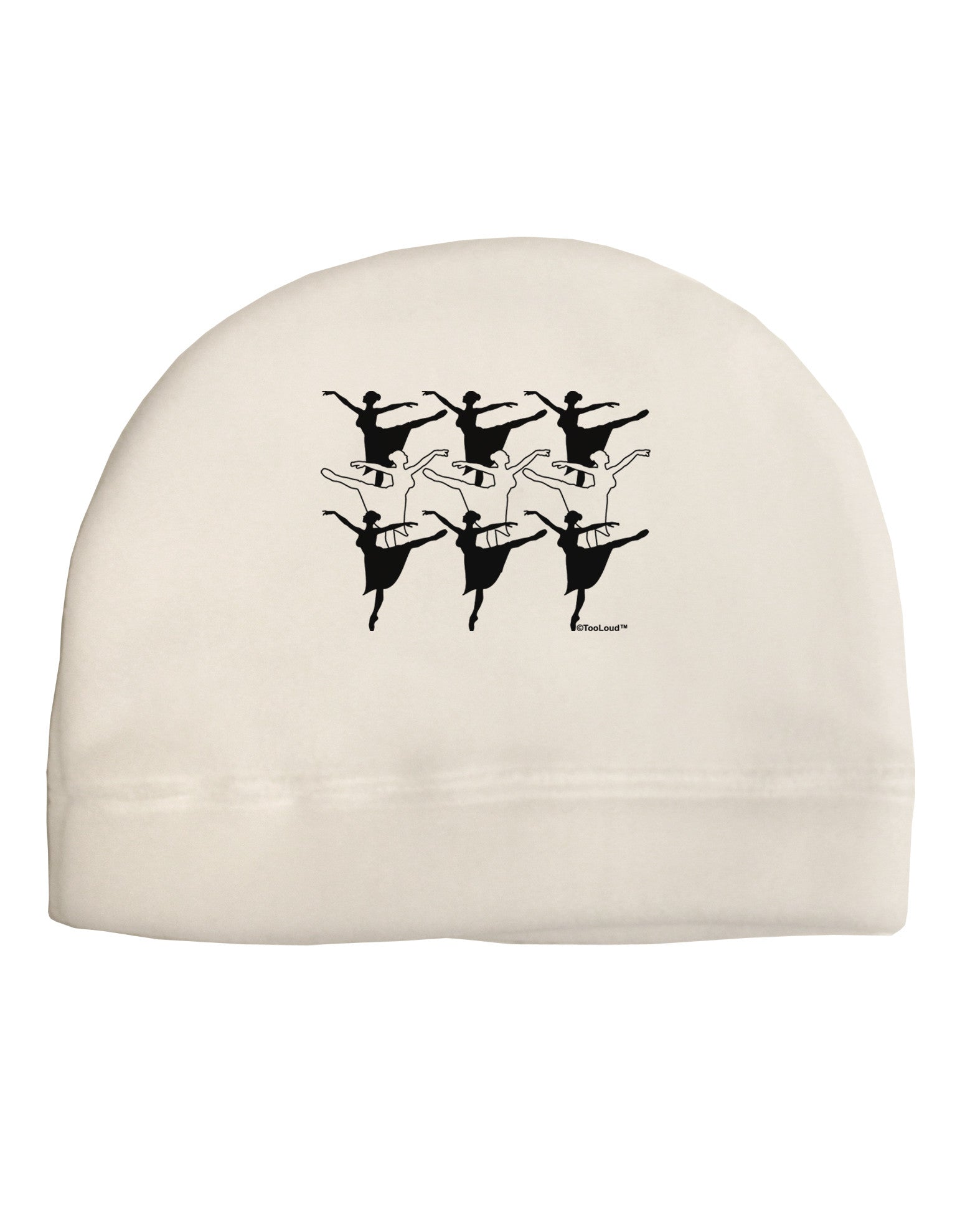 Nine Ladies Dancing Adult Fleece Beanie Cap Hat-Beanie-TooLoud-White-One-Size-Fits-Most-Davson Sales