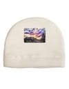 Colorado Rainbow Sunset Text Adult Fleece Beanie Cap Hat-Beanie-TooLoud-White-One-Size-Fits-Most-Davson Sales