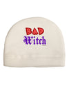 Bad Witch Color Red Adult Fleece Beanie Cap Hat-Beanie-TooLoud-White-One-Size-Fits-Most-Davson Sales