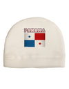 Panama Flag Child Fleece Beanie Cap Hat-Beanie-TooLoud-White-One-Size-Fits-Most-Davson Sales