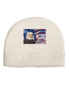 All American Eagle Child Fleece Beanie Cap Hat-Beanie-TooLoud-White-One-Size-Fits-Most-Davson Sales