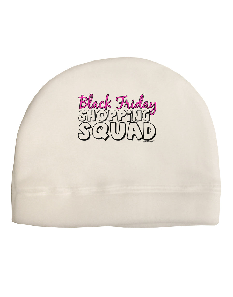 Black Friday Shopping Squad Child Fleece Beanie Cap Hat-Beanie-TooLoud-White-One-Size-Fits-Most-Davson Sales