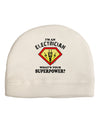 Electrician - Superpower Child Fleece Beanie Cap Hat-Beanie-TooLoud-White-One-Size-Fits-Most-Davson Sales