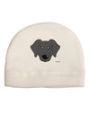 Cute Black Labrador Retriever Dog Child Fleece Beanie Cap Hat by TooLoud-Beanie-TooLoud-White-One-Size-Fits-Most-Davson Sales