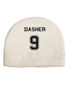 Reindeer Jersey - Dasher 9 Child Fleece Beanie Cap Hat-Beanie-TooLoud-White-One-Size-Fits-Most-Davson Sales