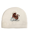 Taurus Color Illustration Child Fleece Beanie Cap Hat-Beanie-TooLoud-White-One-Size-Fits-Most-Davson Sales