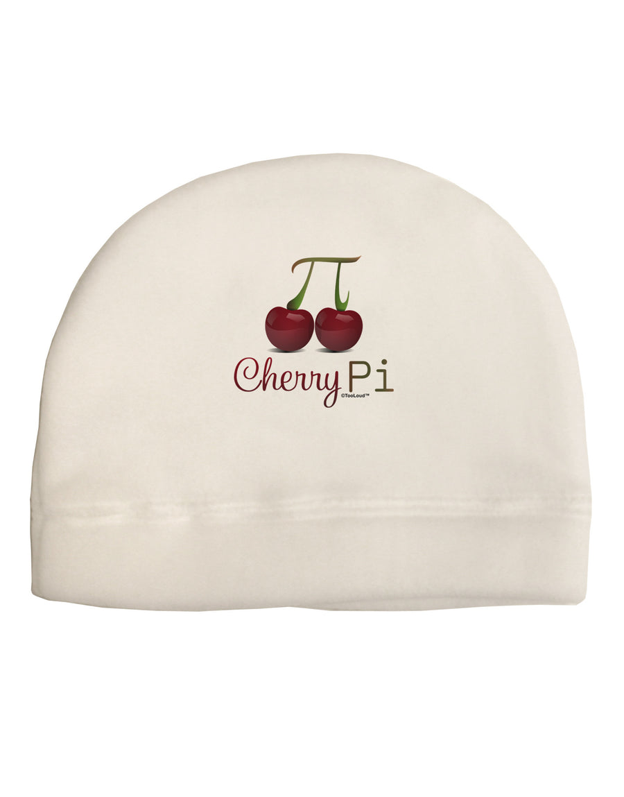 Cherry Pi Adult Fleece Beanie Cap Hat-Beanie-TooLoud-White-One-Size-Fits-Most-Davson Sales