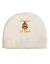 Owl Too Cute Orange Adult Fleece Beanie Cap Hat-Beanie-TooLoud-White-One-Size-Fits-Most-Davson Sales