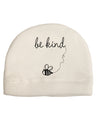 TooLoud Be Kind Adult Fleece Beanie Cap Hat-Beanie-TooLoud-White-One-Size-Fits-Most-Davson Sales