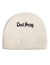 Dad Swag Text Adult Fleece Beanie Cap Hat by TooLoud-Beanie-TooLoud-White-One-Size-Fits-Most-Davson Sales