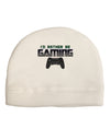 I'd Rather Be Gaming Adult Fleece Beanie Cap Hat-Beanie-TooLoud-White-One-Size-Fits-Most-Davson Sales