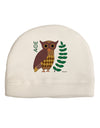 Owl of Athena Child Fleece Beanie Cap Hat by TooLoud-Beanie-TooLoud-White-One-Size-Fits-Most-Davson Sales