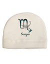 Scorpio Symbol Adult Fleece Beanie Cap Hat-Beanie-TooLoud-White-One-Size-Fits-Most-Davson Sales