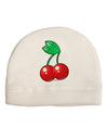 Cherries Child Fleece Beanie Cap Hat-Beanie-TooLoud-White-One-Size-Fits-Most-Davson Sales