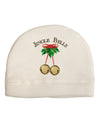 Jingle Bells Adult Fleece Beanie Cap Hat by-Beanie-TooLoud-White-One-Size-Fits-Most-Davson Sales