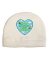 Happy First Mother's Day Mommy - Blue Adult Fleece Beanie Cap Hat by TooLoud-Beanie-TooLoud-White-One-Size-Fits-Most-Davson Sales