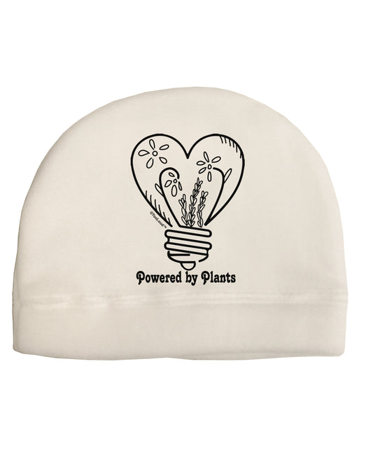 Powered by Plants Child Fleece Beanie Cap Hat-Beanie-TooLoud-White-One-Size-Fits-Most-Davson Sales