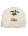 Jingle Balls with Text Adult Fleece Beanie Cap Hat-Beanie-TooLoud-White-One-Size-Fits-Most-Davson Sales