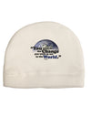 Change In The World Gandhi Child Fleece Beanie Cap Hat-Beanie-TooLoud-White-One-Size-Fits-Most-Davson Sales