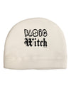 Basic Witch Child Fleece Beanie Cap Hat-Beanie-TooLoud-White-One-Size-Fits-Most-Davson Sales