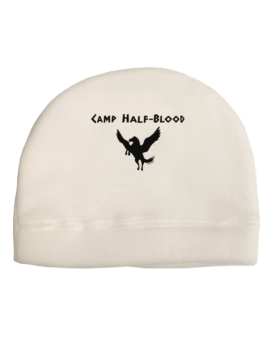 Pegasus Camp Half-Blood Adult Fleece Beanie Cap Hat-Beanie-TooLoud-White-One-Size-Fits-Most-Davson Sales