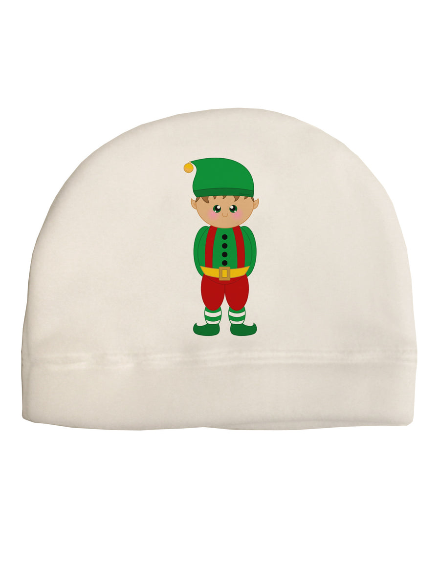 Cute Christmas Elf Boy Child Fleece Beanie Cap Hat-Beanie-TooLoud-White-One-Size-Fits-Most-Davson Sales