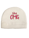 Like OMG Adult Fleece Beanie Cap Hat by TooLoud-Beanie-TooLoud-White-One-Size-Fits-Most-Davson Sales